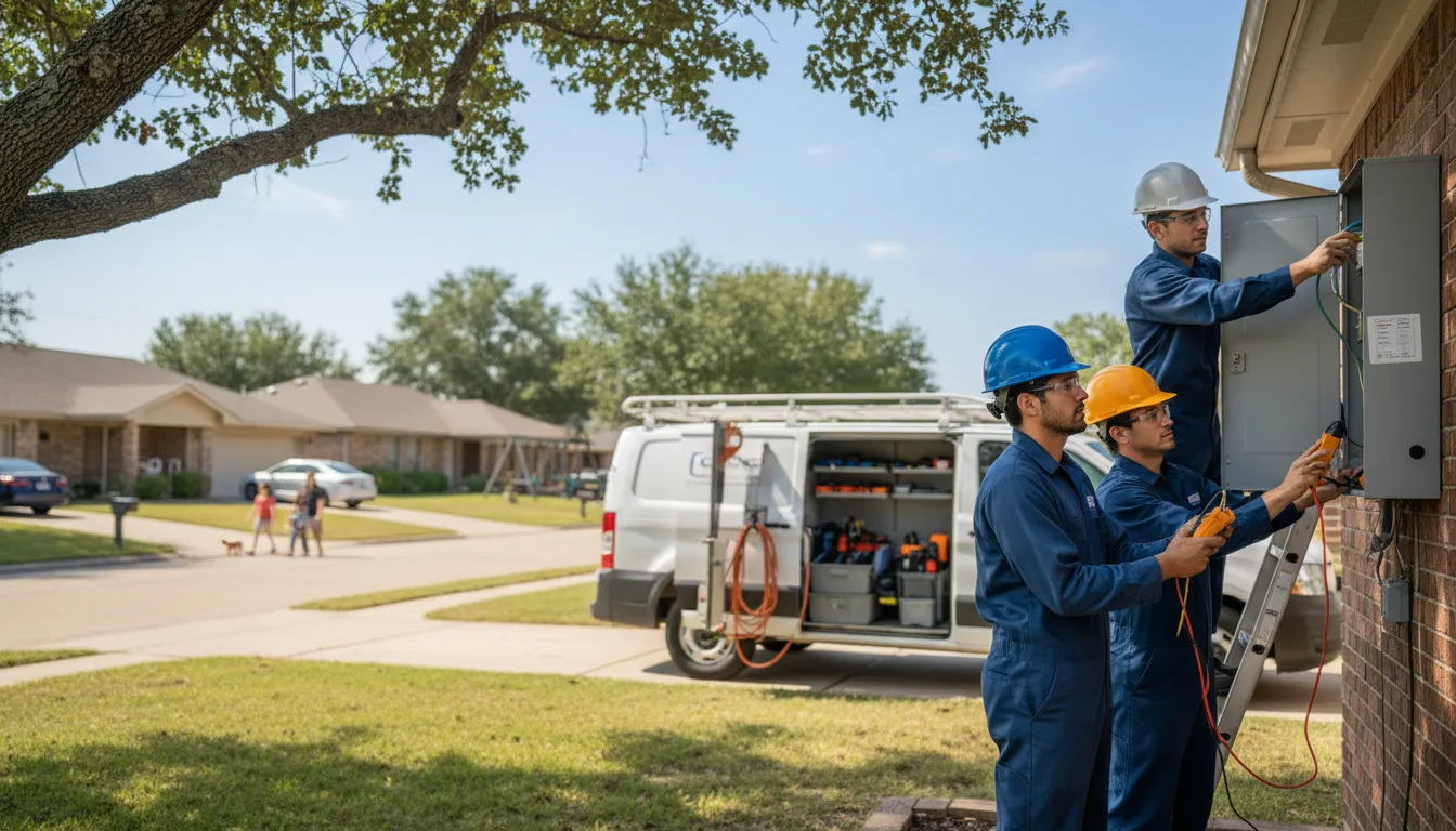 Certified electrician providing emergency electrical services in Concord, PA